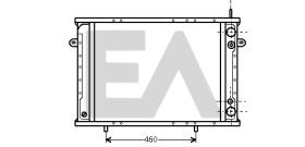 ElectroAuto 31R60028 - RADIADOR->APLICACION ORIGINAL RENAU