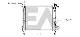 ElectroAuto 31R60036 - RADIADOR->APLICACION ORIGINAL RENAU