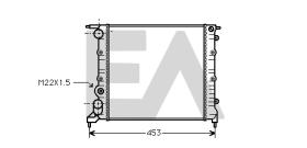 ElectroAuto 31R60037 - RADIADOR->APLICACION ORIGINAL RENAU