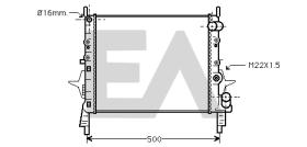 ElectroAuto 31R60046 - RADIADOR->APLICACION ORIGINAL RENAU