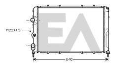 ElectroAuto 31R60052 - RADIADOR->APLICACION ORIGINAL RENAU