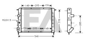  31R60056 - RADIADOR->APLICACION ORIGINAL RENAU