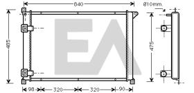 ElectroAuto 31R60060 - RADIADOR->APLICACION ORIGINAL RENAU