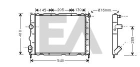  31R60061 - RADIADOR->APLICACION ORIGINAL RENAU