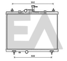 ElectroAuto 31R60085 - RADIADOR->APLICACION ORIGINAL RENAU