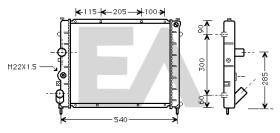  31R60104 - RADIADOR->APLICACION ORIGINAL RENAU