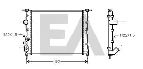  31R60105 - RADIADOR AGUA RENAULT