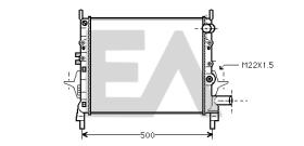 ElectroAuto 31R60108 - RADIADOR->APLICACION ORIGINAL RENAU