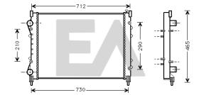 ElectroAuto 31R60114 - RADIADOR->APLICACION ORIGINAL RENAU