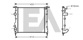  31R60118 - RADIADOR->APLICACION ORIGINAL RENAU