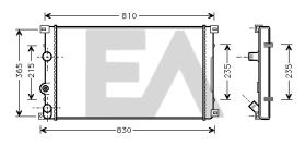  31R60128 - RADIADOR->APLICACION ORIGINAL OPEL