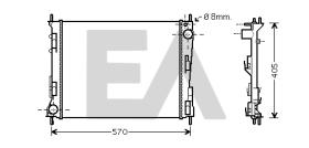  31R60143 - RADIADOR->APLICACION ORIGINAL RENAU
