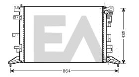 ElectroAuto 31R60164 - RADIADOR->APLICACION ORIGINAL RENAU