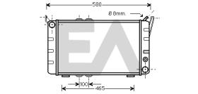 ElectroAuto 31R61001 - RADIADOR->APLICACION ORIGINAL SKODA