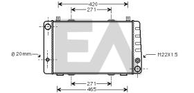 ElectroAuto 31R61004 - RADIADOR->APLICACION ORIGINAL SKODA