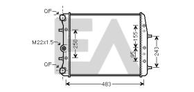 ElectroAuto 31R61008 - RADIADOR->APLICACION ORIGINAL SEAT