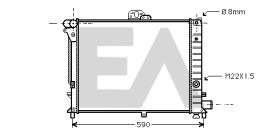 ElectroAuto 31R62004 - RADIADOR->APLICACION ORIGINAL SAAB