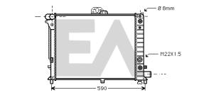 ElectroAuto 31R62009 - RADIADOR->APLICACION ORIGINAL SAAB