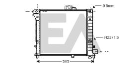 ElectroAuto 31R62010 - RADIADOR->APLICACION ORIGINAL SAAB