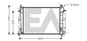 ElectroAuto 31R62012 - RADIADOR->APLICACION ORIGINAL SAAB