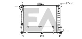 ElectroAuto 31R62018 - RADIADOR->APLICACION ORIGINAL SAAB