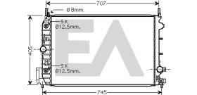 ElectroAuto 31R62023 - RADIADOR->APLICACION ORIGINAL SAAB