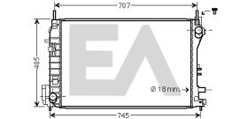  31R62024 - RADIADOR->APLICACION ORIGINAL OPEL