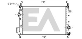 ElectroAuto 31R62027 - RADIADOR->APLICACION ORIGINAL SAAB