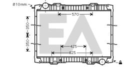 ElectroAuto 31R63008 - RADIADOR AGUA SCANIA