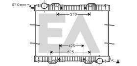 ElectroAuto 31R63009 - RADIADOR AGUA SCANIA