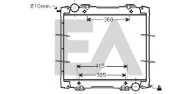 ElectroAuto 31R63010 - RADIADOR AGUA SCANIA