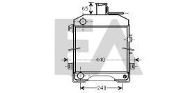 ElectroAuto 31R65001 - RADIADOR->APLICACION ORIGINAL STEYR