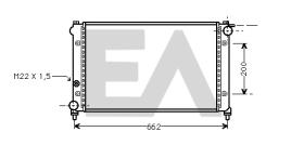ElectroAuto 31R67007 - RADIADOR->APLICACION ORIGINAL SEAT