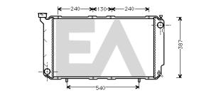 ElectroAuto 31R68005 - RADIADOR->APLICACION ORIGINAL SUBAR