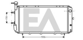 ElectroAuto 31R68007 - RADIADOR->APLICACION ORIGINAL SUBAR