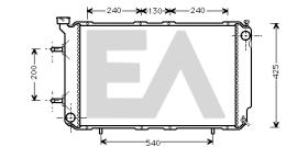 ElectroAuto 31R68016 - RADIADOR->APLICACION ORIGINAL SUBAR