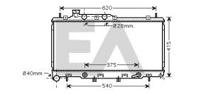 ElectroAuto 31R68049 - RADIADOR->APLICACION ORIGINAL SUBAR