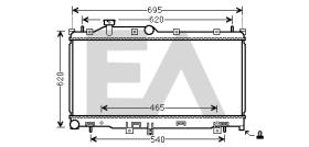 ElectroAuto 31R68050 - RADIADOR->APLICACION ORIGINAL SUBAR