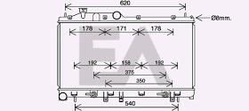 ElectroAuto 31R68052 - RADIADOR->APLICACION ORIGINAL SUBAR