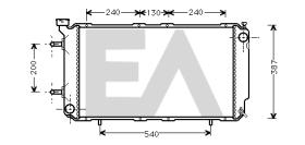 ElectroAuto 31R68053 - RADIADOR->APLICACION ORIGINAL SUBAR