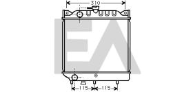 ElectroAuto 31R69005 - RADIADOR->APLICACION ORIGINAL SUZUK