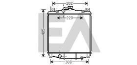 ElectroAuto 31R69032 - RADIADOR->APLICACION ORIGINAL SUBAR