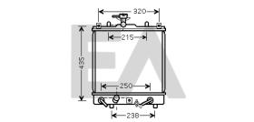 ElectroAuto 31R69045 - RADIADOR->APLICACION ORIGINAL SUZUK