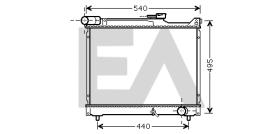 ElectroAuto 31R69055 - RADIADOR->APLICACION ORIGINAL SUZUK