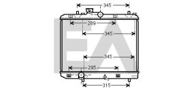 ElectroAuto 31R69057 - RADIADOR->APLICACION ORIGINAL OPEL