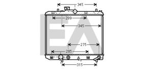 ElectroAuto 31R69058 - RADIADOR->APLICACION ORIGINAL OPEL