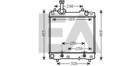 ElectroAuto 31R69059 - RADIADOR->APLICACION ORIGINAL NISSA