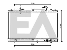 ElectroAuto 31R69061 - RADIADOR->APLICACION ORIGINAL SUZUK