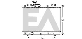 ElectroAuto 31R69063 - RADIADOR->APLICACION ORIGINAL SUZUK