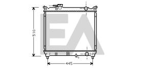 ElectroAuto 31R69071 - RADIADOR->APLICACION ORIGINAL SUZUK